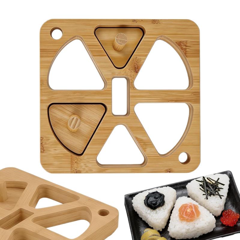 Wooden Onigiri Rice Ball Mold  - Meal Prep Japanese ulasan dan harga